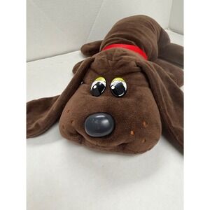 Pound Puppies Brown Plush Dog Basic Fun 2019 Hasbro Retro Stuffed Animal Toy